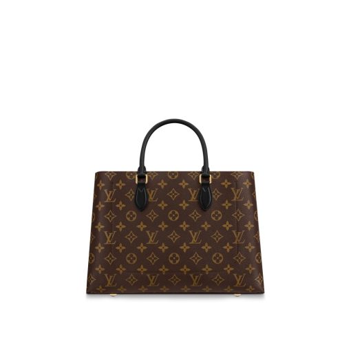 LOUIS VUITTON Monogram Flower Tote Black - Image 2