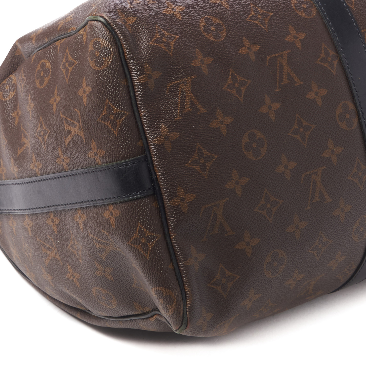 LOUIS VUITTON Monogram Macassar Keepall Bandouliere 45 - Image 3