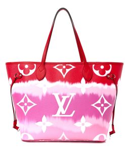 Alternative view of LOUIS VUITTON Monogram Escale Neverfull MM Rouge