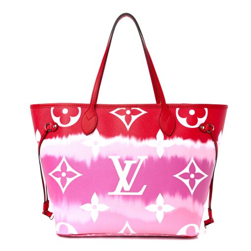 LOUIS VUITTON Monogram Escale Neverfull MM Rouge - Image 2