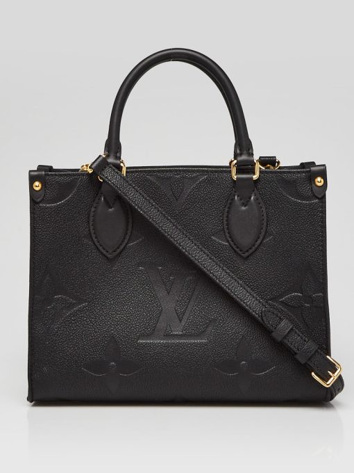 Louis Vuitton Onthego GM Black Monogram Empreinte