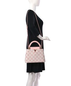 Alternative view of Louis Vuitton  Taurillon Embroidered Vichy Capucines BB