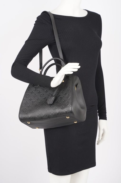 Louis Vuitton Montaigne Black Empreinte - Image 3