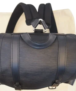 Alternative view of LOUIS VUITTON Black X Supreme Christopher Backpack Bag