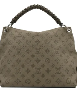 Alternative view of LOUIS VUITTON Beaubourg Mahina MM Leather Hobo Bag