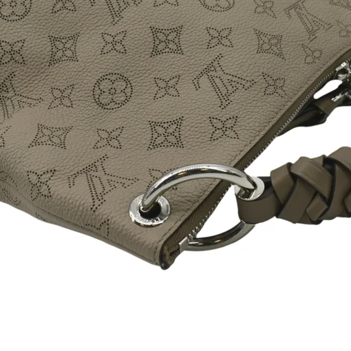 LOUIS VUITTON Beaubourg Mahina MM Leather Hobo Bag - Image 5