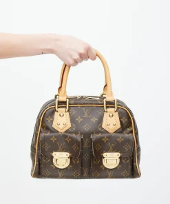 LV Brown & Gold Manhattan Monogram Bag