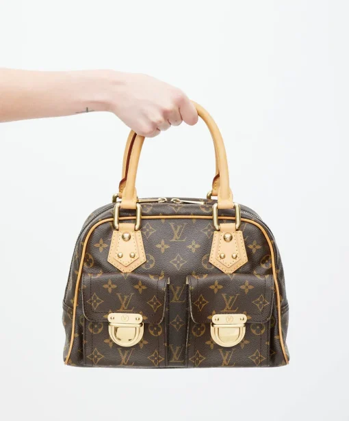 LV Brown & Gold Manhattan Monogram Bag