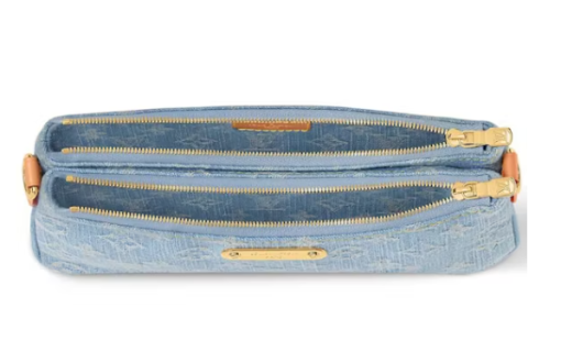 Louis Vuitton Liv Pochette Sky Blue Denim - Image 2