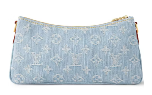 Louis Vuitton Liv Pochette Sky Blue Denim - Image 3