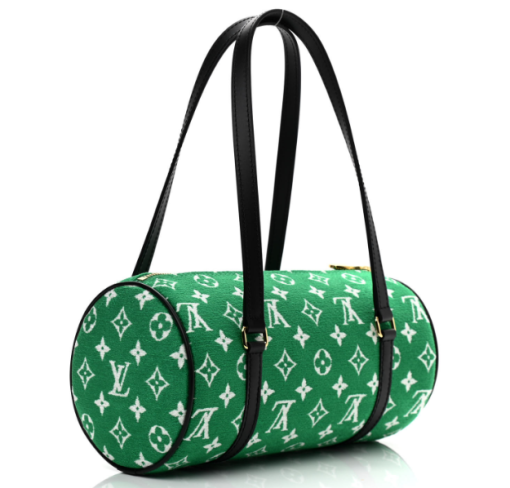 LOUIS VUITTON Monogram Jacquard Velvet Papillon Vert - Image 2