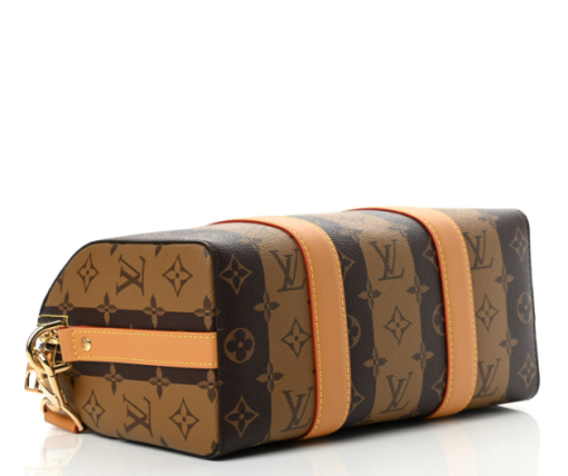 LOUIS VUITTON X NIGO Stripes City Keepall Brown - Image 3