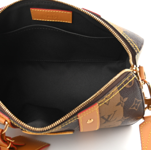 LOUIS VUITTON X NIGO Stripes City Keepall Brown - Image 4