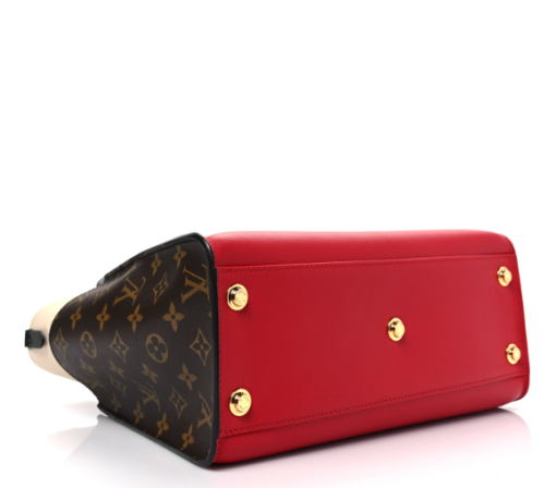 LOUIS VUITTON Calfskin Monogram On My Side Pirate red - Image 3
