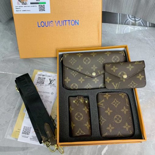 Louis Vuitton Felicie 4 in 1 Set with Box - Image 3