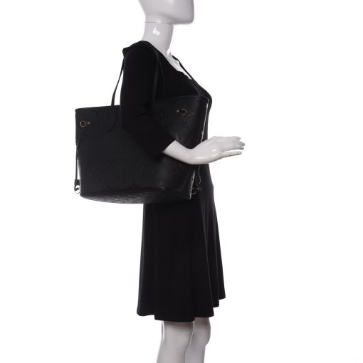 Louis Vuitton Neverfull  Empreinte Monogram Giant Black - Image 3