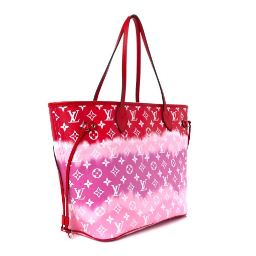 LOUIS VUITTON Monogram Escale Neverfull MM Rouge - Image 4