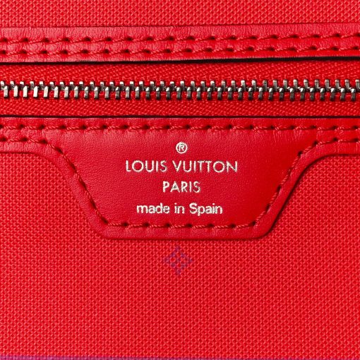 LOUIS VUITTON Monogram Escale Neverfull MM Rouge - Image 5