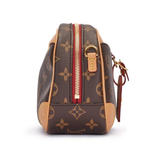 LOUIS VUITTON Deauville Mini Monogram Canvas Brown Bag - Image 3