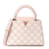 Louis Vuitton  Taurillon Embroidered Vichy Capucines BB