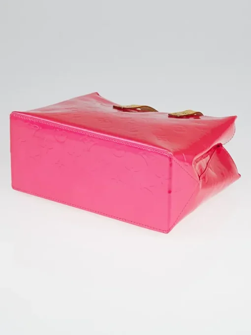 LOUIS VUITTON Fuchsia Monogram Vernis Reade PM Tote Bag - Image 4