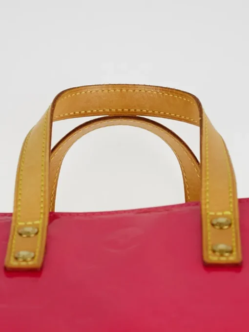 LOUIS VUITTON Fuchsia Monogram Vernis Reade PM Tote Bag - Image 2