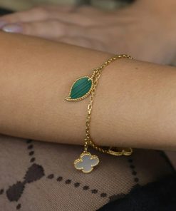 Van Cleef & Arpels Inspired Lucky Alhambra bracelet 4 motifs