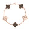 Van Cleef & Arpels Inspired Vintage Alhambra Bracelet 5 motifs