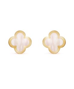 Van Cleef & Arpels Inspired Pure Alhambra earstuds