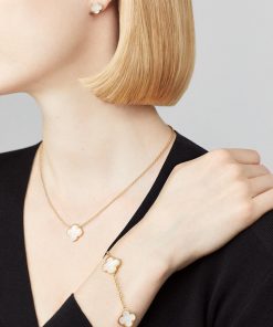 Van Cleef & Arpels Inspired Pure Alhambra earstuds