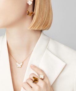 Van Cleef & Arpels Inspired Lucky Alhambra earrings 2 motifs