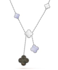 Van Cleef & Arpels Inspired Magic Alhambra Necklace 6