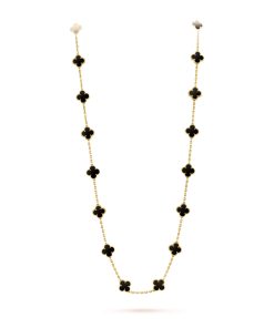 Van Cleef & Arpels Inspired Vintage Alhambra Long