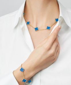 Van Cleef & Arpels Inspired Vintage Alhambra Necklace