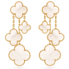 Van Cleef & Arpels Inspired Magic Alhambra earrings 4 motifs