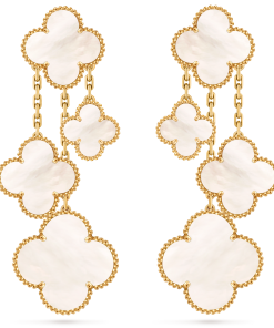 Van Cleef & Arpels Inspired Magic Alhambra earrings 4 motifs
