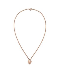Tiffany Inspired Return to Tiffany Full Heart Pendant in Rose Gold