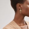 Tiffany Inspired Tiffany HardWear Extra Large Link Earrings in Yellow Gold