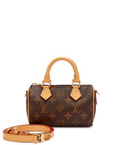 LV Monogram Coated Canvas Nano Speedy Bag