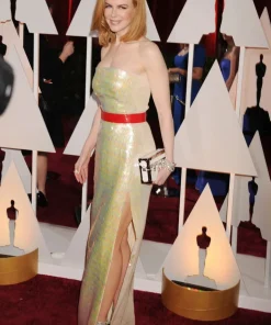 Nicole Kidman Carry This LV Petite Malle Leather Clutch Bag